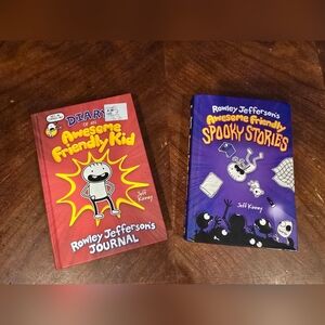 Rowley Jefferson's Journal and Spooky Stories Book Set. 2 Books